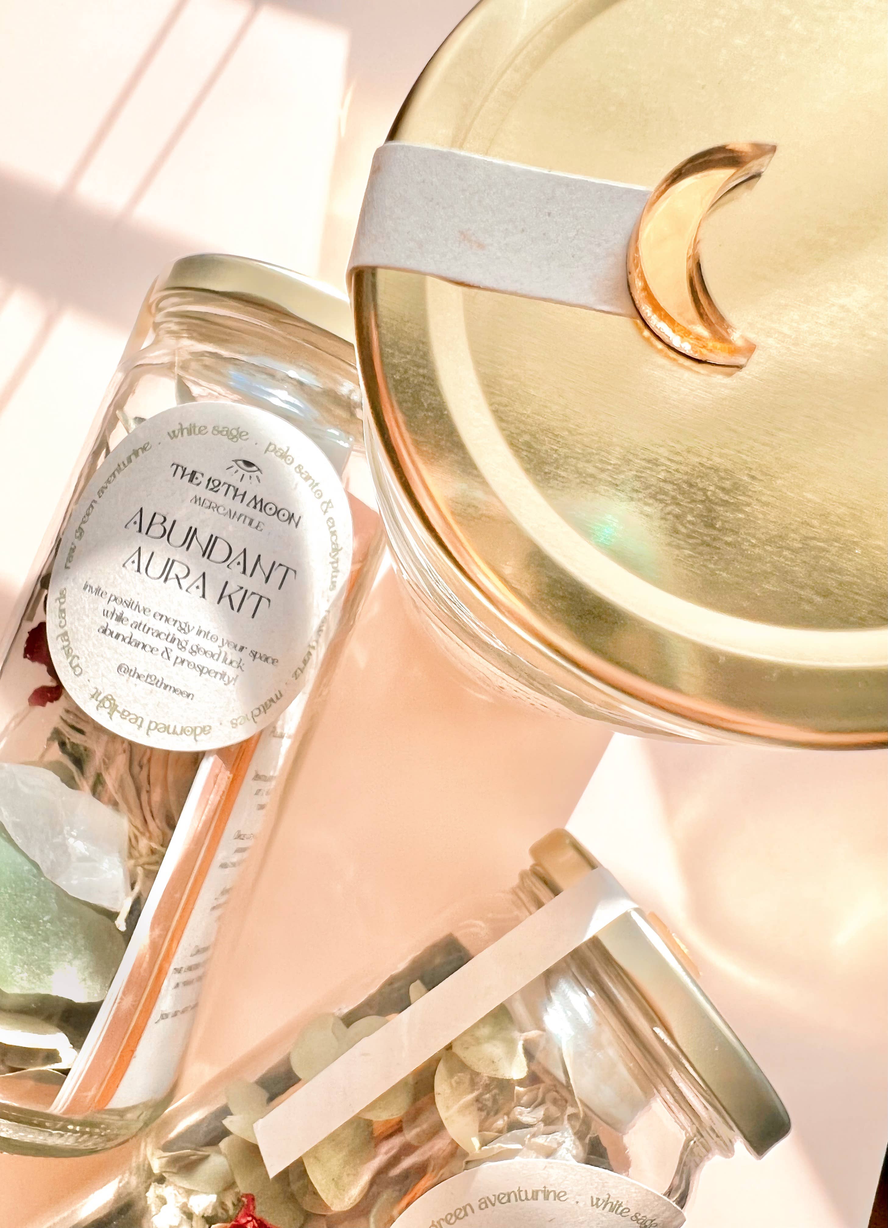 The 12th Moon - Wholesale Meditation Supplies - ABUNDANT AURA Ritual Kit - Smoke Cleansing7