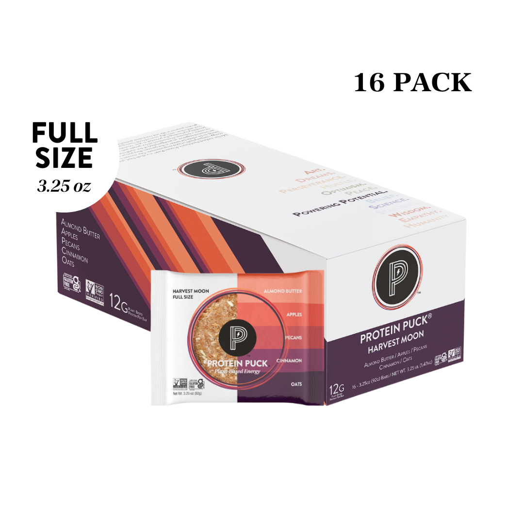 Protein Puck - Wholesale Snack Bar - Harvest Moon (Apple, Cinnamon, Pecan) (16 - 3.25oz Bars)1