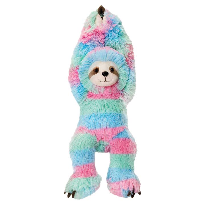 Kelli's - Wholesale Stuffed/Plush Toy - Kids & Baby - Plush Hanging Rainbow Sloth