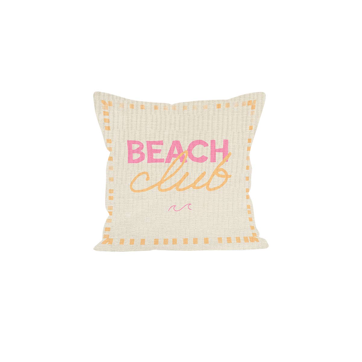 Coast and Valley - Wholesale Throw/Decorative Pillow - Summer decorative cushion BEACH CLUB in polyester