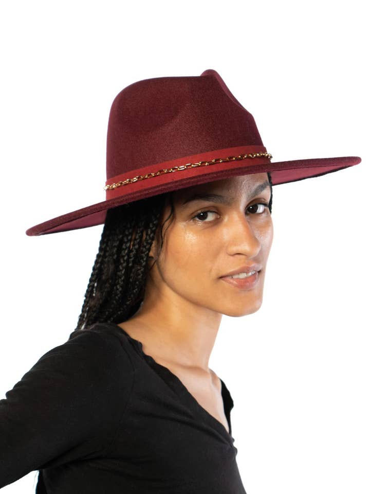 Chapeau Panama en laine mélangée pour la vente par Marcus Adler