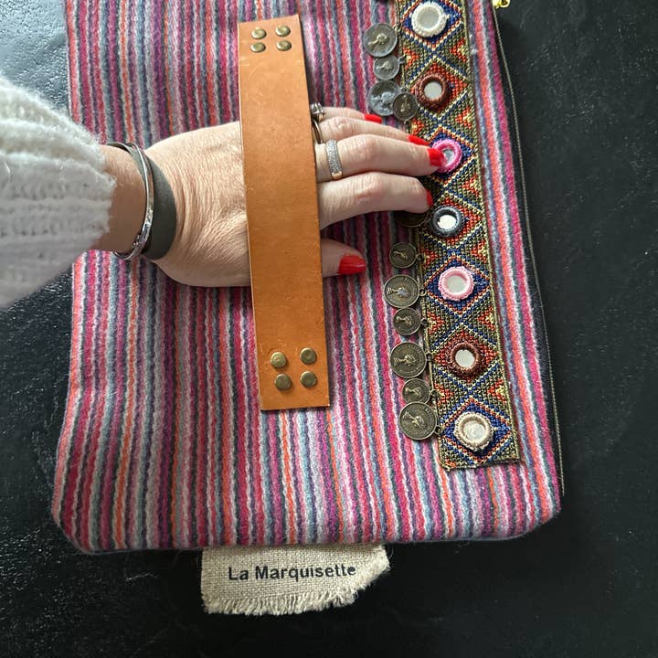 Bolsa clutch boêmia por atacado de La marquisette
