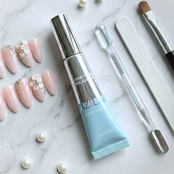 Azilaz Semi-Solid Nail Glue Gel: The "No-Mess" Solution for wholesale by Azilaz LLC