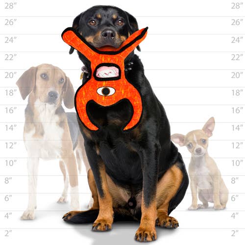 Tuffy Dog Toys - VIP Products – wholesale Pet squeaky toy – Dog – Tuffy Alien - Red, Durable, Tough, Squeaky Dog Toy