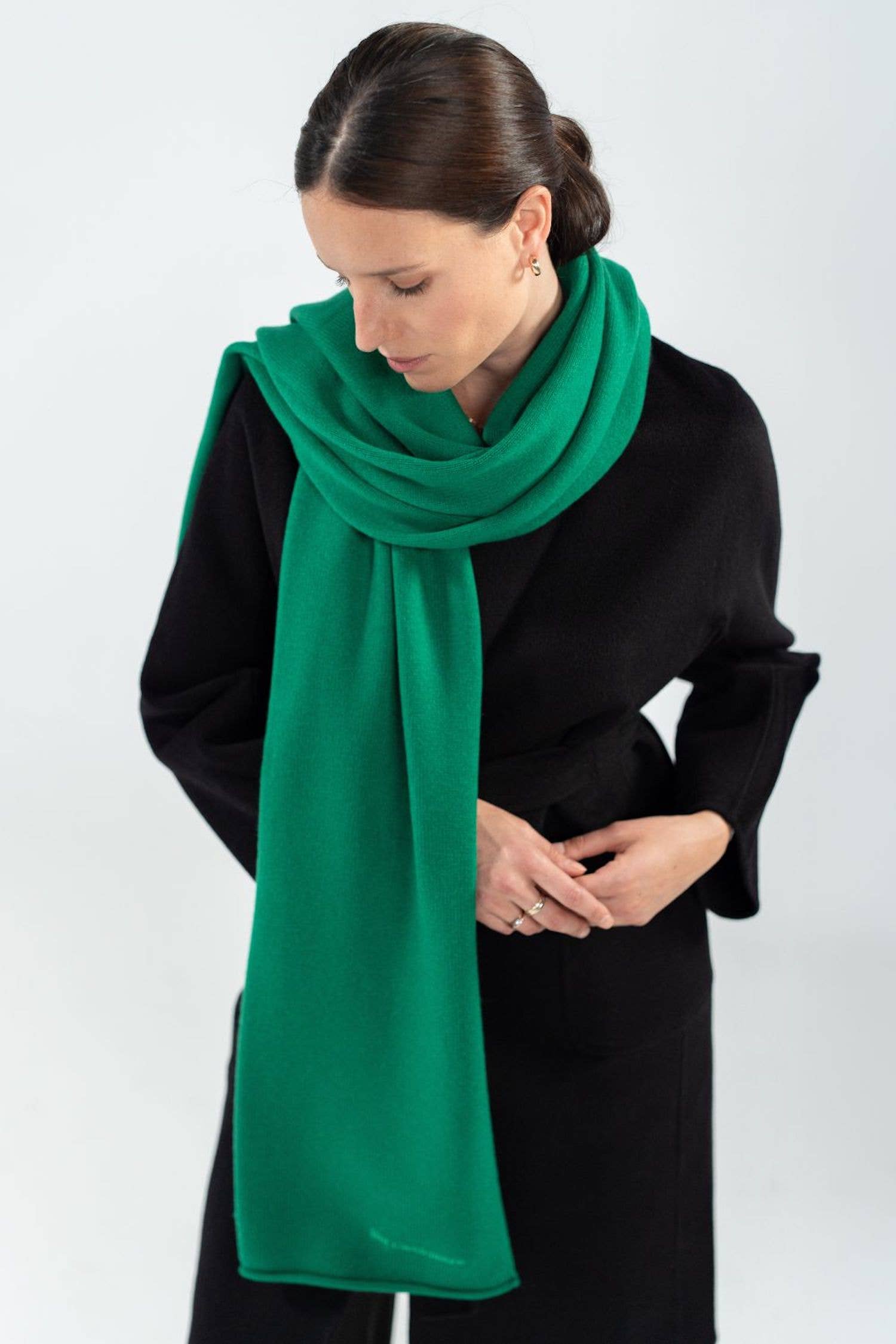 Bel Cashmere S.C. - Venta al por mayor Bufanda - Unisex - Bufanda Grande de Punto de Cachemira y Lana11