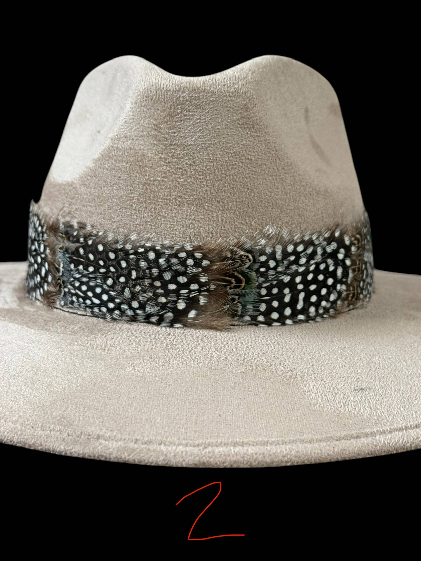 Nati Natash - Wholesale Hat Accessory - Women's - Feather hat band with strap1