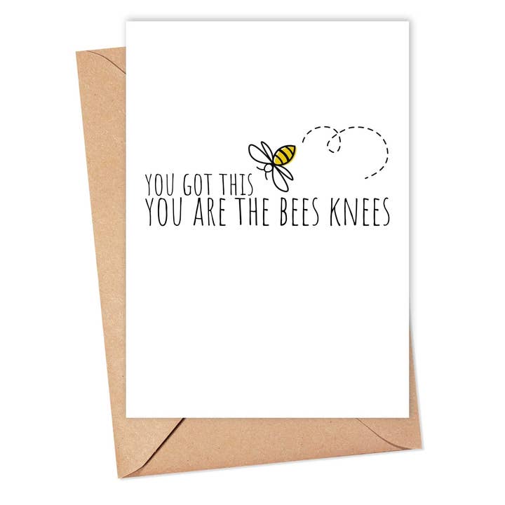 R is for Robo - Wholesale Encouragement Card - Funny Pun Bees Encouragement Card - Positive Affirmations