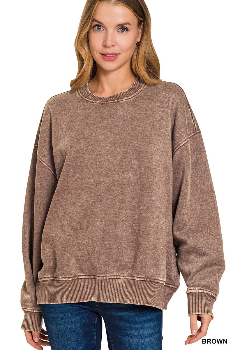 42POPS – Sweatshirt - Mulher por atacado – ',.._ Sweatshirt de Lã Polar Snow Wash51