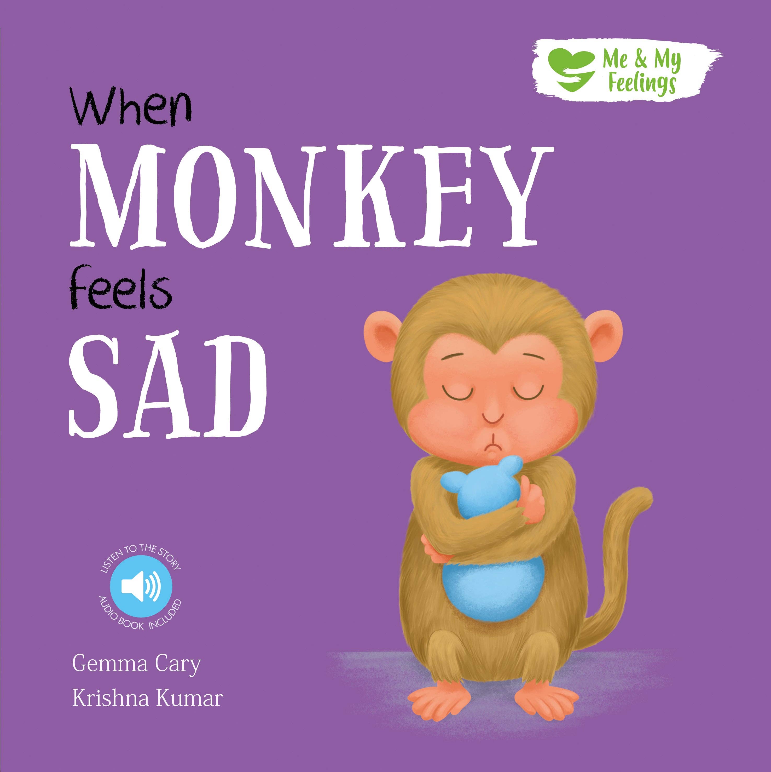 Robert Frederick Ltd - Venta al por mayor Libro de preescolar (3-5 años) - When Monkey Feels Sad - Libro de bolsillo infantil Me and My Feelings0