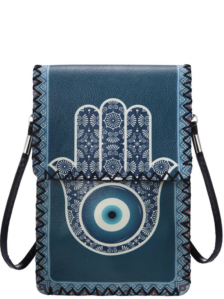Palm Evil Eye Print Crossbody HB0580 - NO.128 for wholesale by Ole