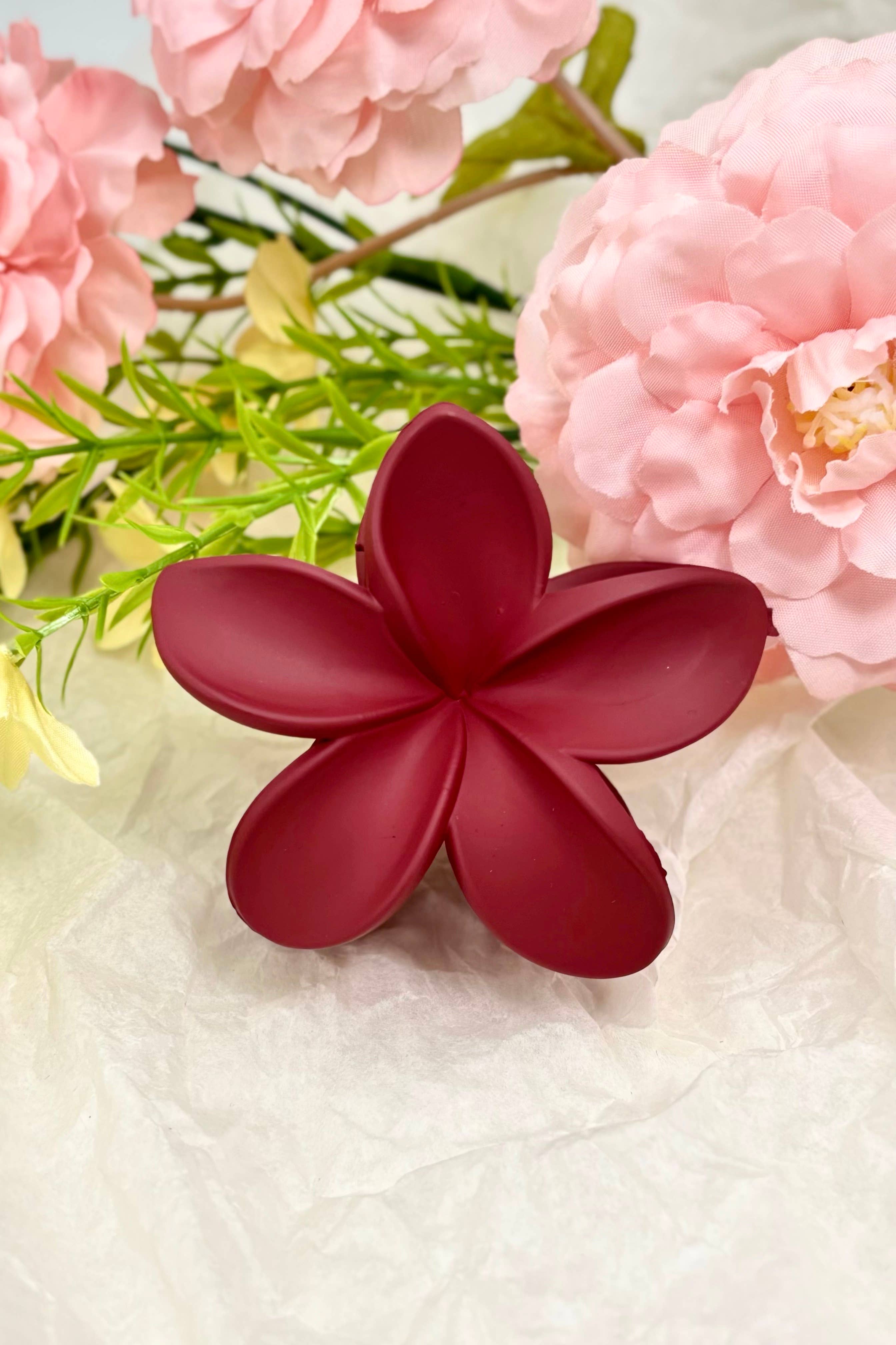 BYREN | ÉLINE L'ATELIER - Wholesale Hair Accessories Set - Women's - Matte flower hair clip YH524