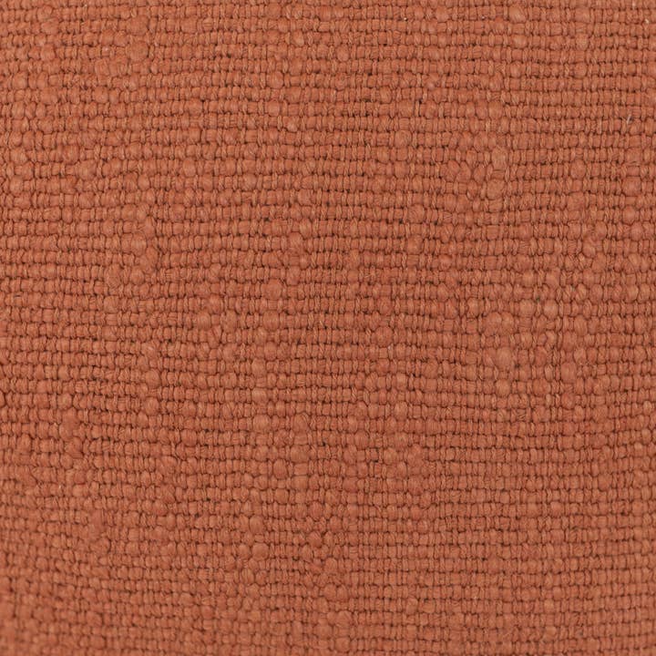 Foreside Home & Garden - Wholesale Throw/Decorative Pillow - Mattie 18x18 Woven Rust Yarn Fringe Filled Pillow Cotton2