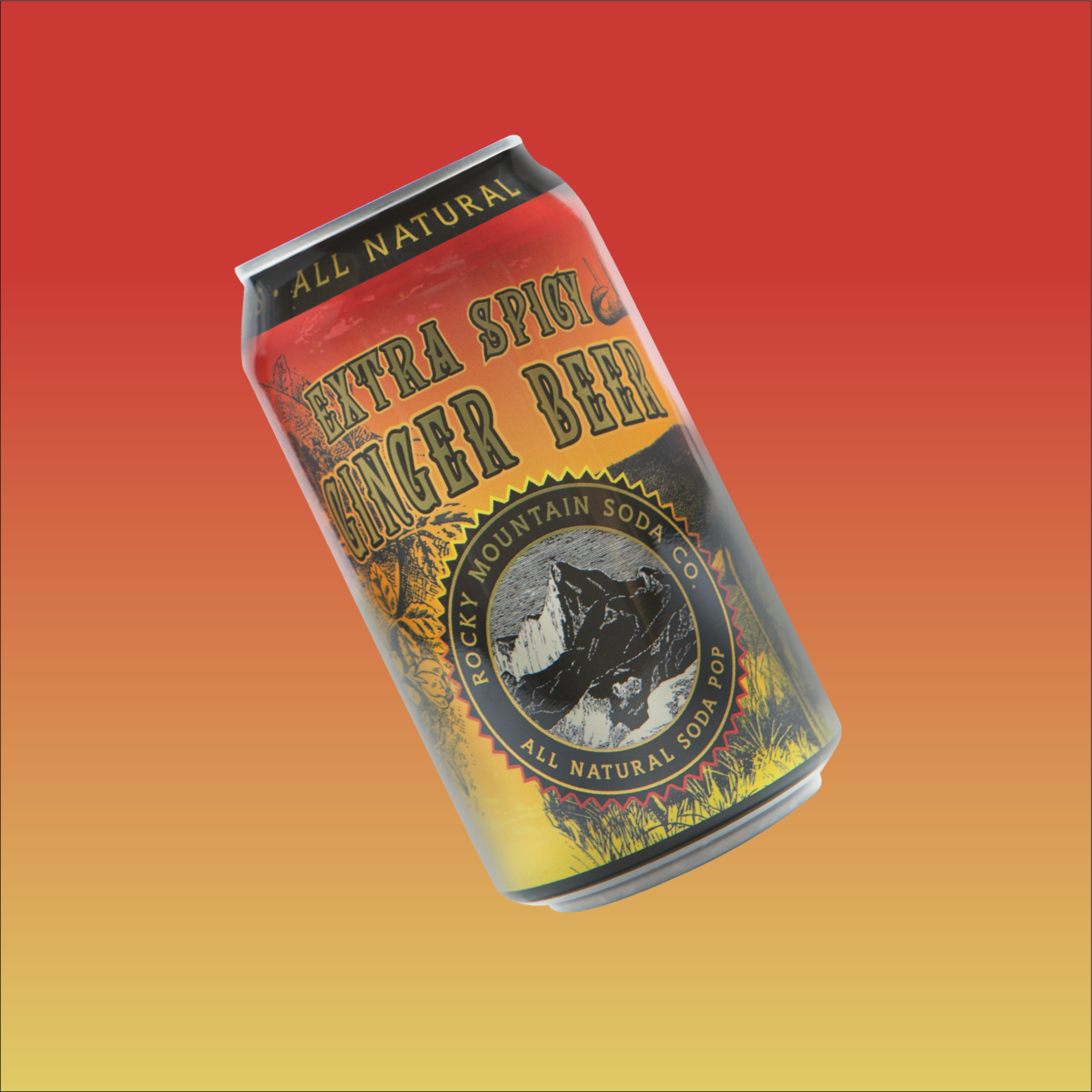 Rocky Mountain Soda - Vente Sodas/boissons gazeuses - Canettes de soda à la bière et au gingembre extra épicées2