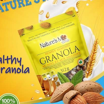 Natures Mix Honey Almond Granola 12x600G for wholesale by Nature's Mix