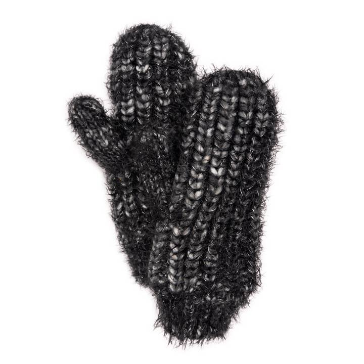 Muk Luks - Wholesale Mittens - Women's - MUK LUKS Women's Chunky Space Dye Eyelash Mitten3