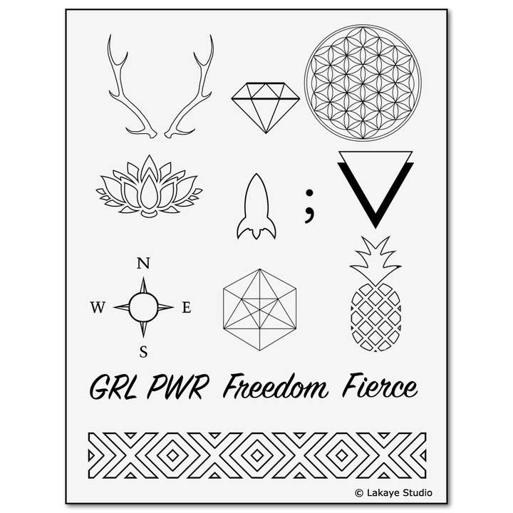 Earth Henna - Wholesale Temporary Tattoo - Earth Henna Body Painting Kit - Premium