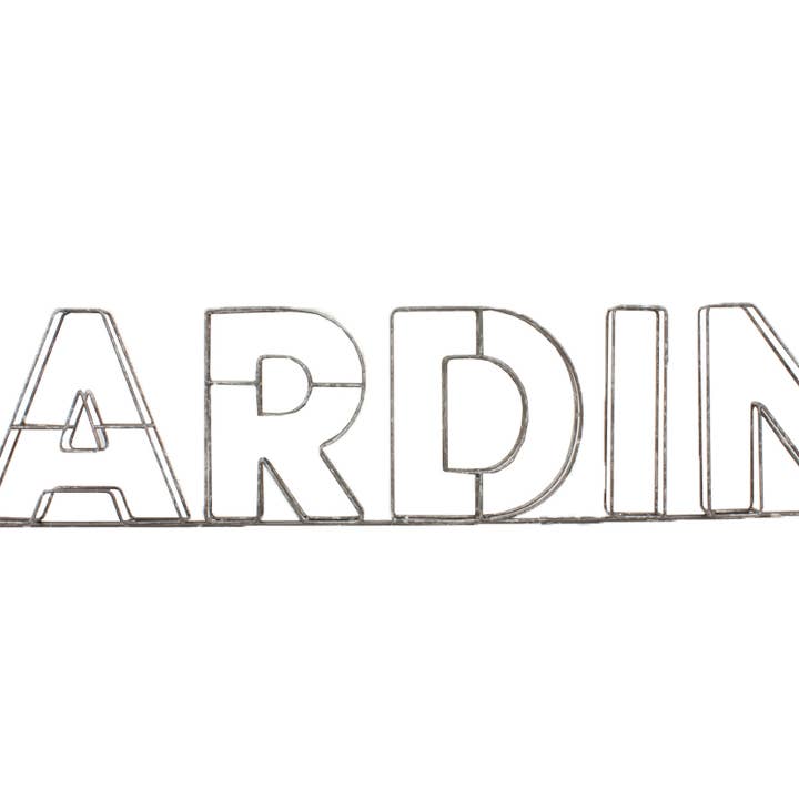 Jardin Wire Sign Parisian for wholesale by My Gifts Trade
