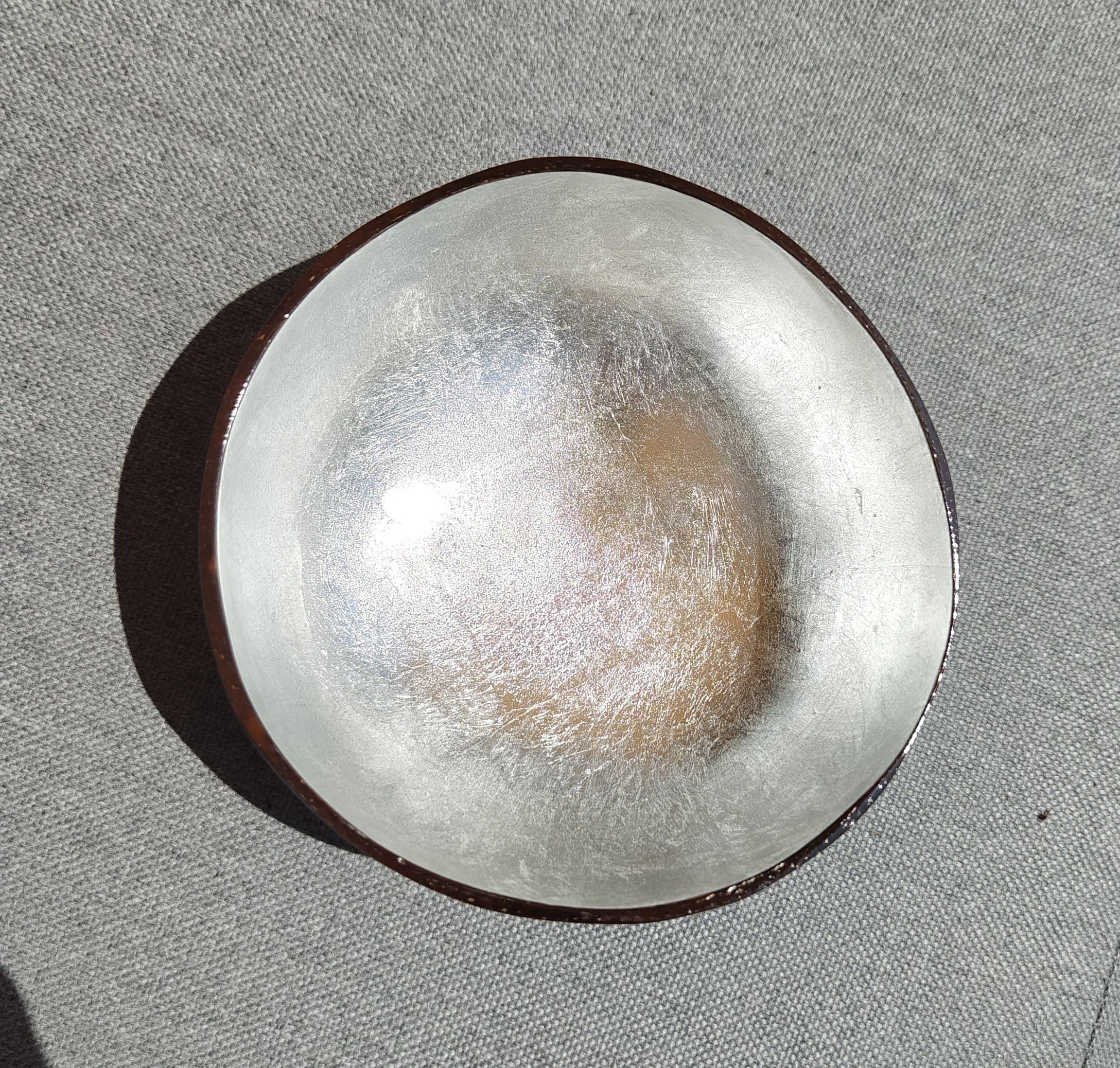 Product Import Holland - Vente Décorations de table - Bol coco argent - bol - décoration - noix de coco1