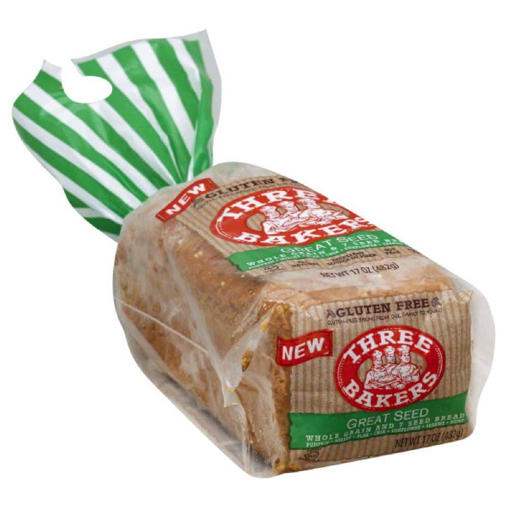 KeHE Distributors, LLC - Wholesale Bread Mix - Three Bakers Great Seed Whole Grain and 7 Seed Bread, 17 Oz (Pack of 6)0