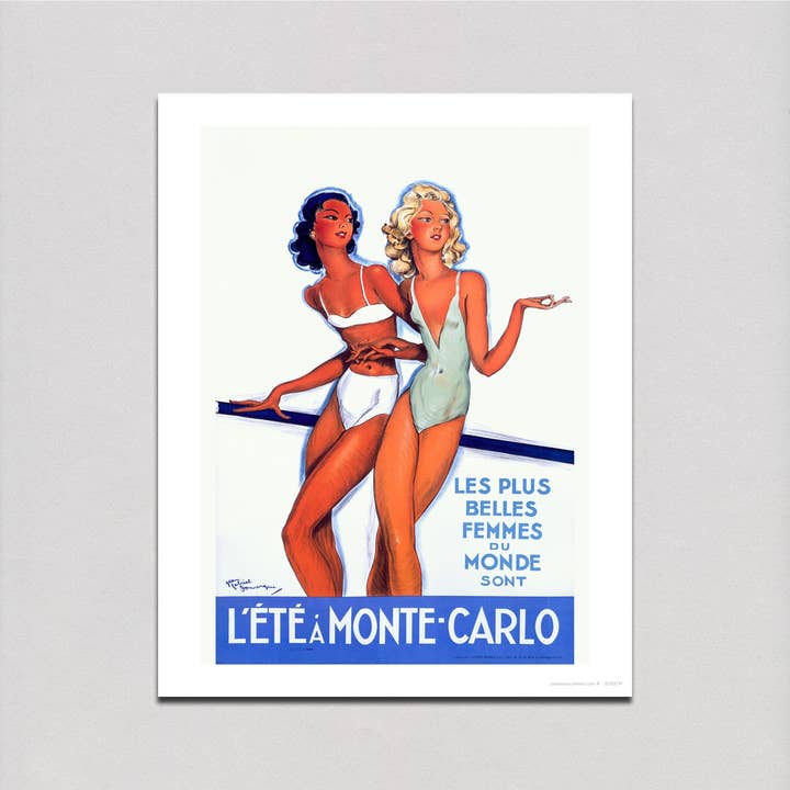Les Plus Belles Femmes - Travel Print for wholesale by Laughing Elephant