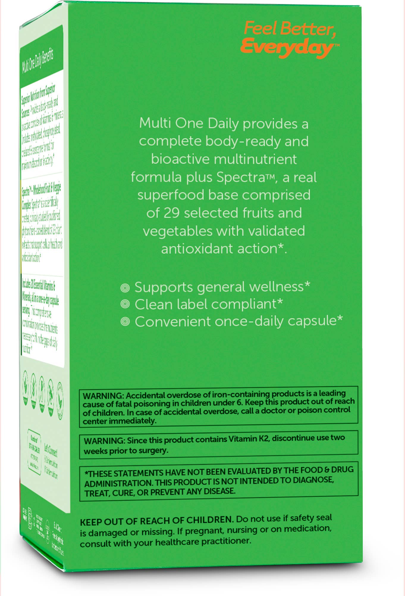 Advanced Nutrition by Zahler – Suplemento/vitamina oral por atacado – Multivitamínico Um Dia6