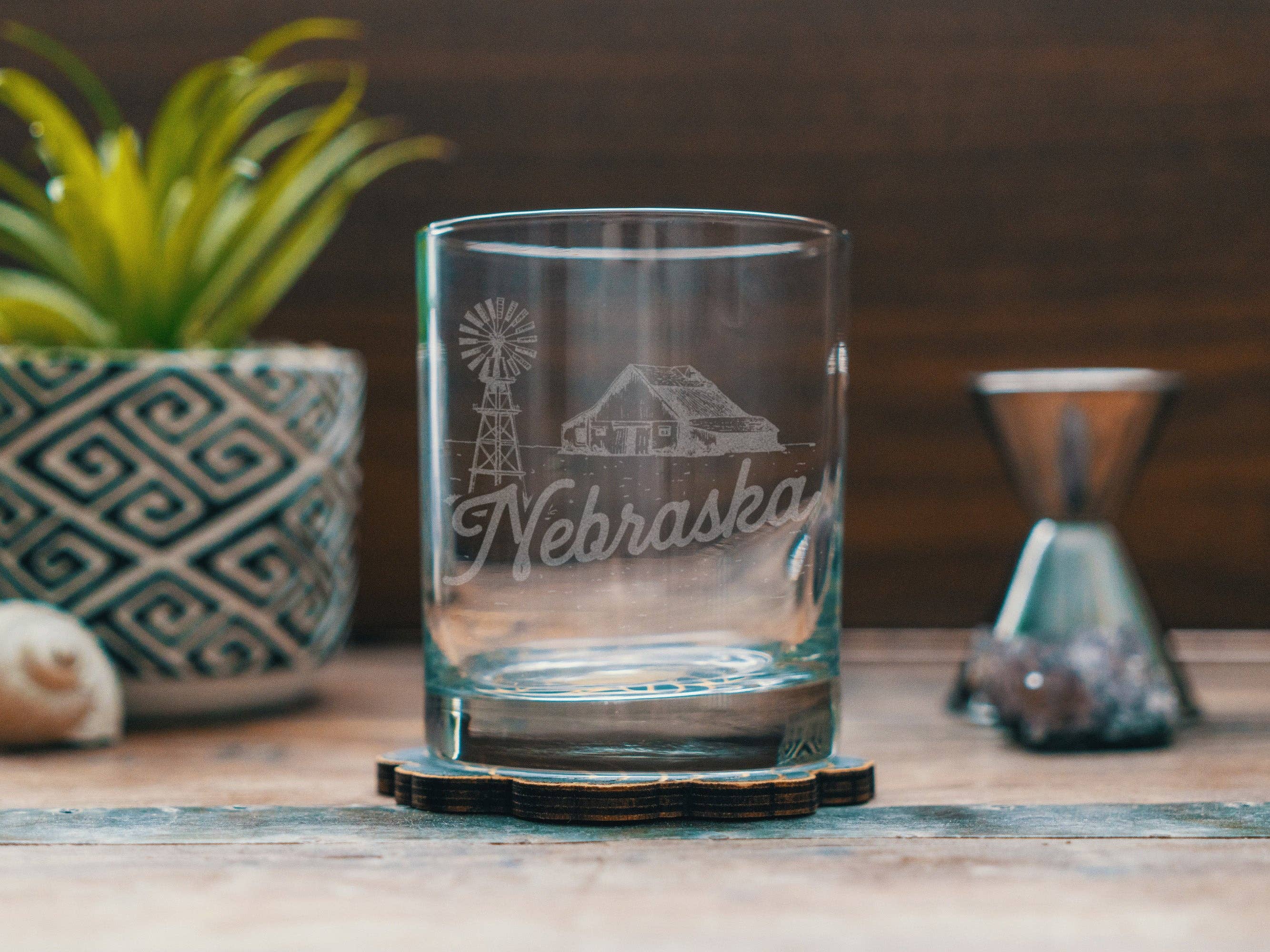 Benoit's Design Co. – Großhandel Cocktail-/Schnapsglas – Trinkgläser des Bundesstaates Nebraska5