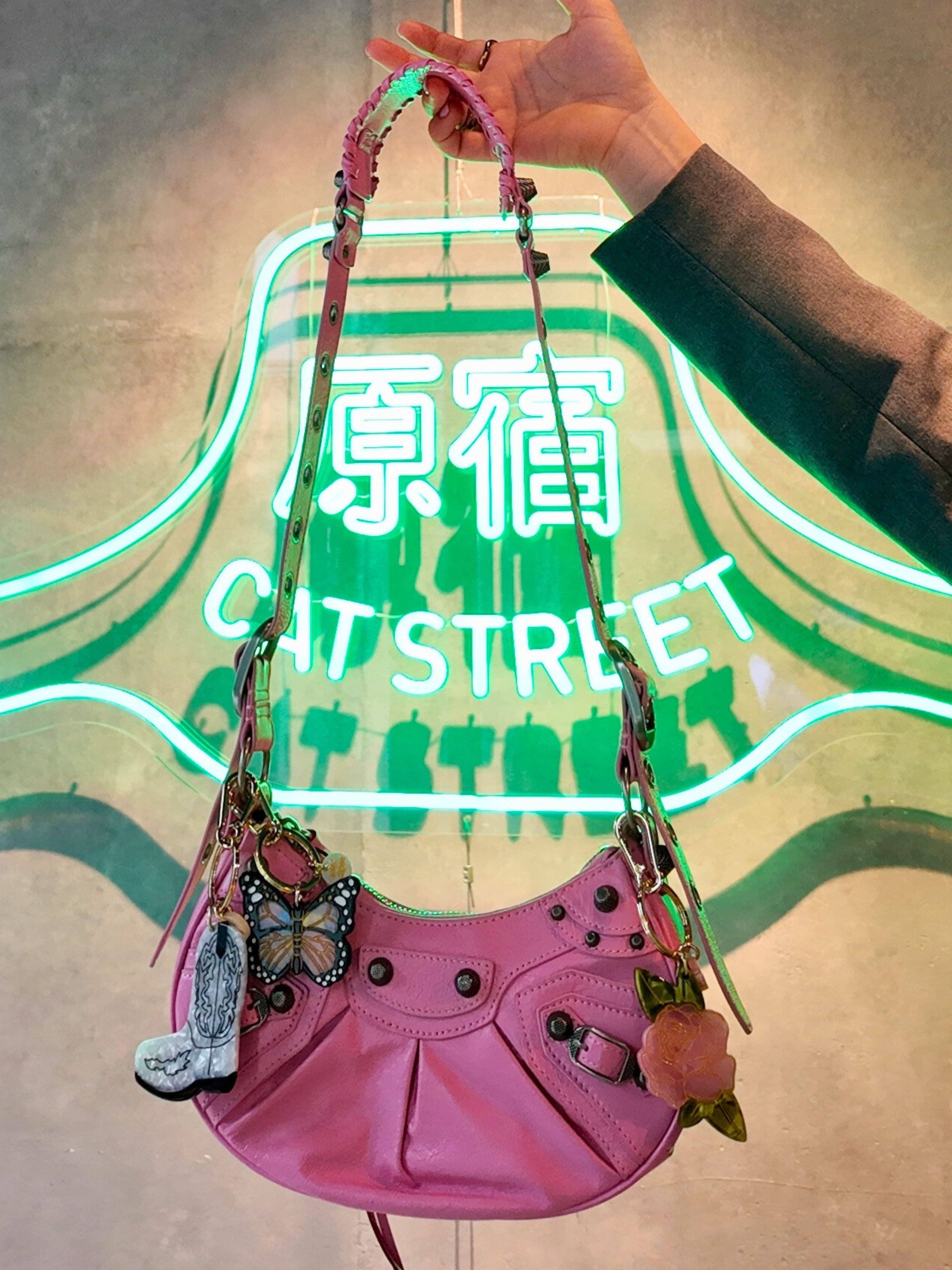 Solar Eclipse - Wholesale Keychain - Women's - Hand-painted Rose Bag Charm + Keychain | Eco-Friendly 9