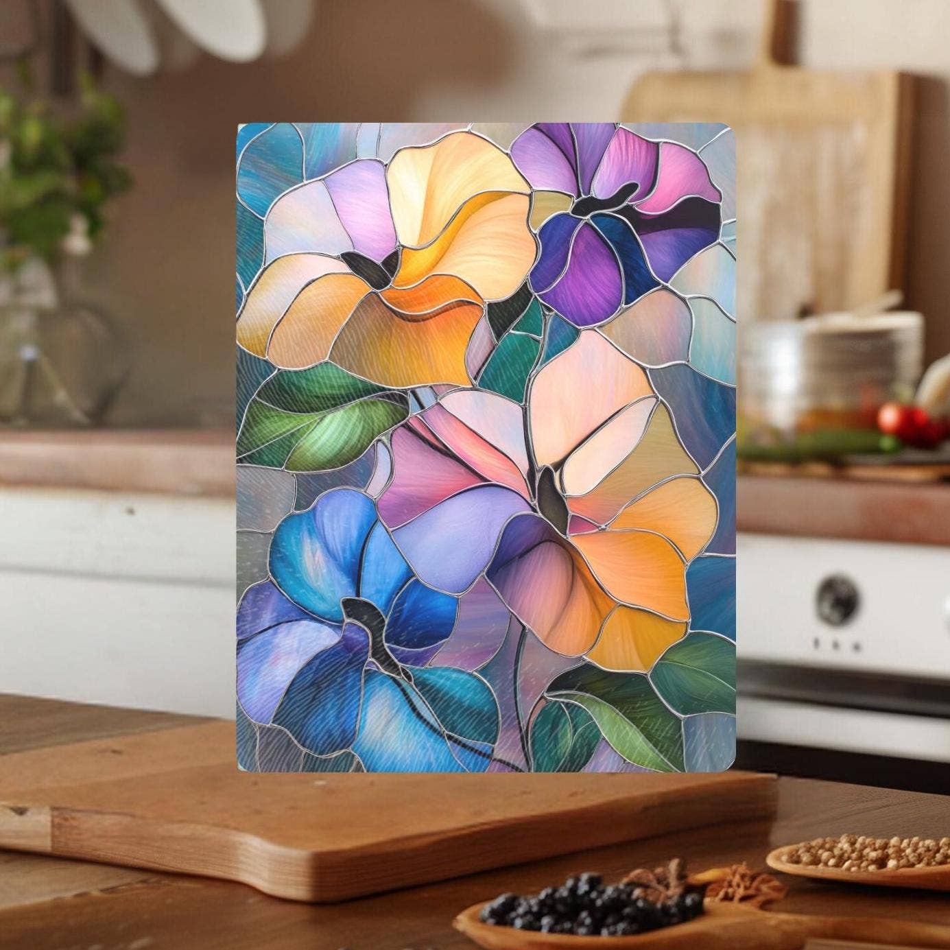 Fernville Creations - Wholesale Cutting Board - Floral Cutting Board, Challah Plate, Kitchen Serving Tray7