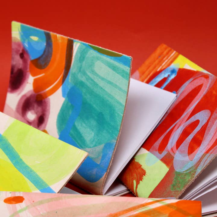 Ark Colour Design - Wholesale Sketchbook/Sketchpad - Hand Painted A6 Sketchbook - Assorted Colours2
