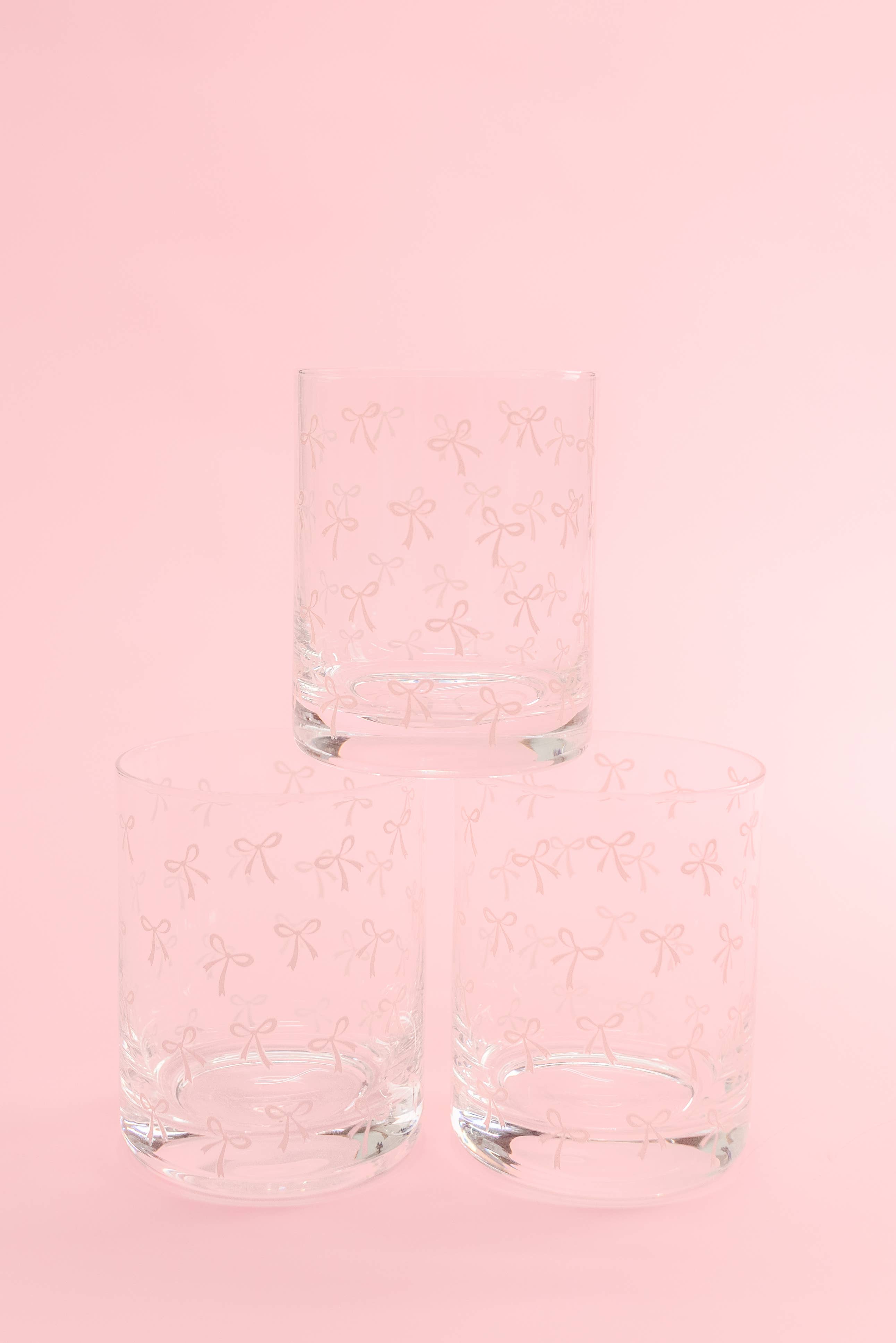 Rock Paper Scissors – wholesale Cocktail-/likörglas – Pink Bows Cocktailglas5