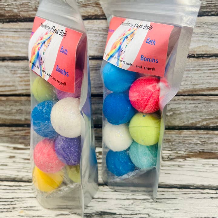 Southern Fleek Bath LLC - Wholesale Bath bomb/fizz - Unicorn Poop Bath Bombs1