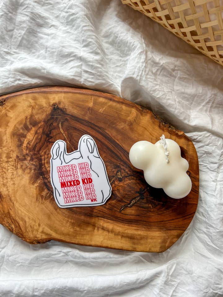 Mixed Kid Bodega takketaske klistermærke for engroshandel hos Mosaic the Label