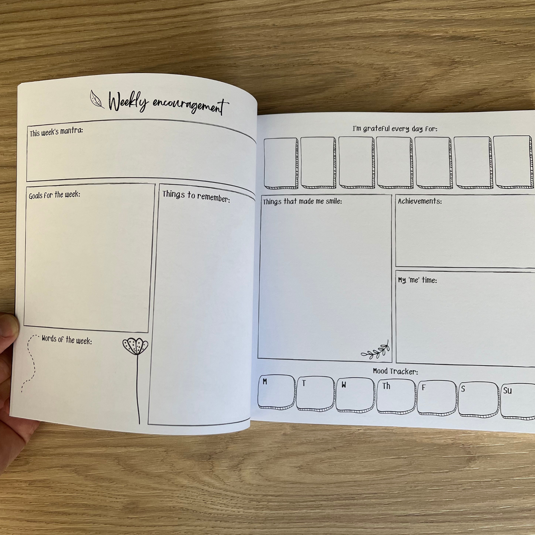 Fox Under The Moon – wholesale Journal och dagbok – Självkärleksdagbok - Mjukband3