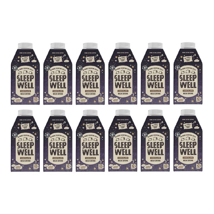 Schokolade 12 x 500 ml Kartons für den Großhandel von Sleep Well Milk