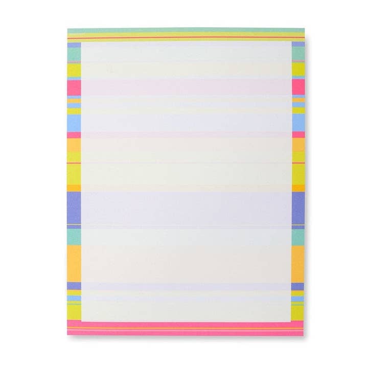 Bright Stripes Stationery Paper - 100 Count for wholesale by Gartner Studios