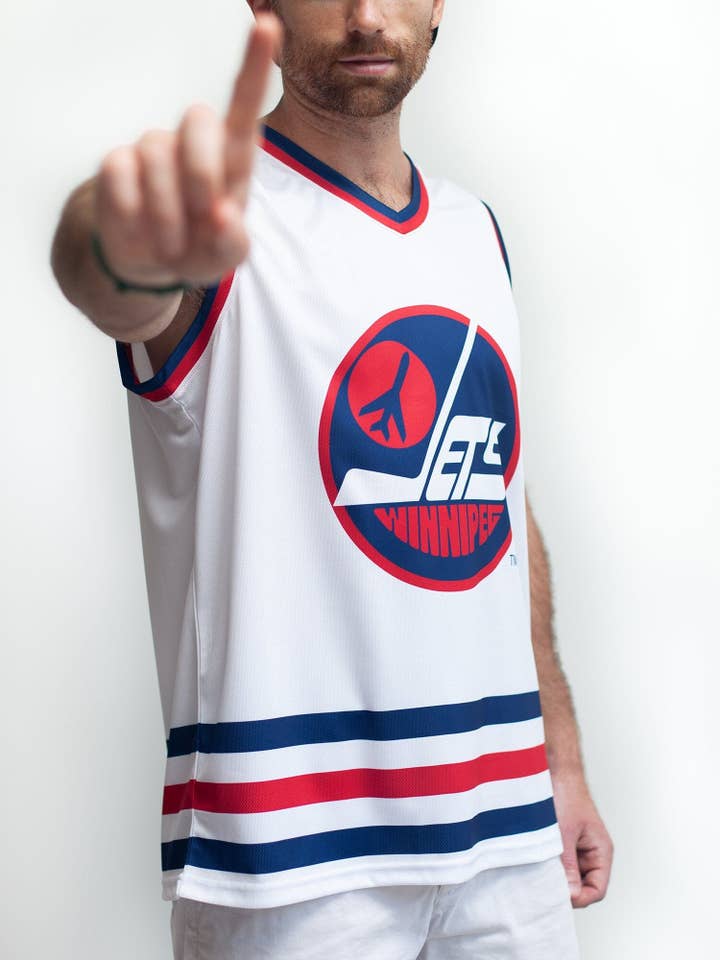 Winnipeg Jets Retro Alternativ Hockeylinne för wholesale av Bench Clearers