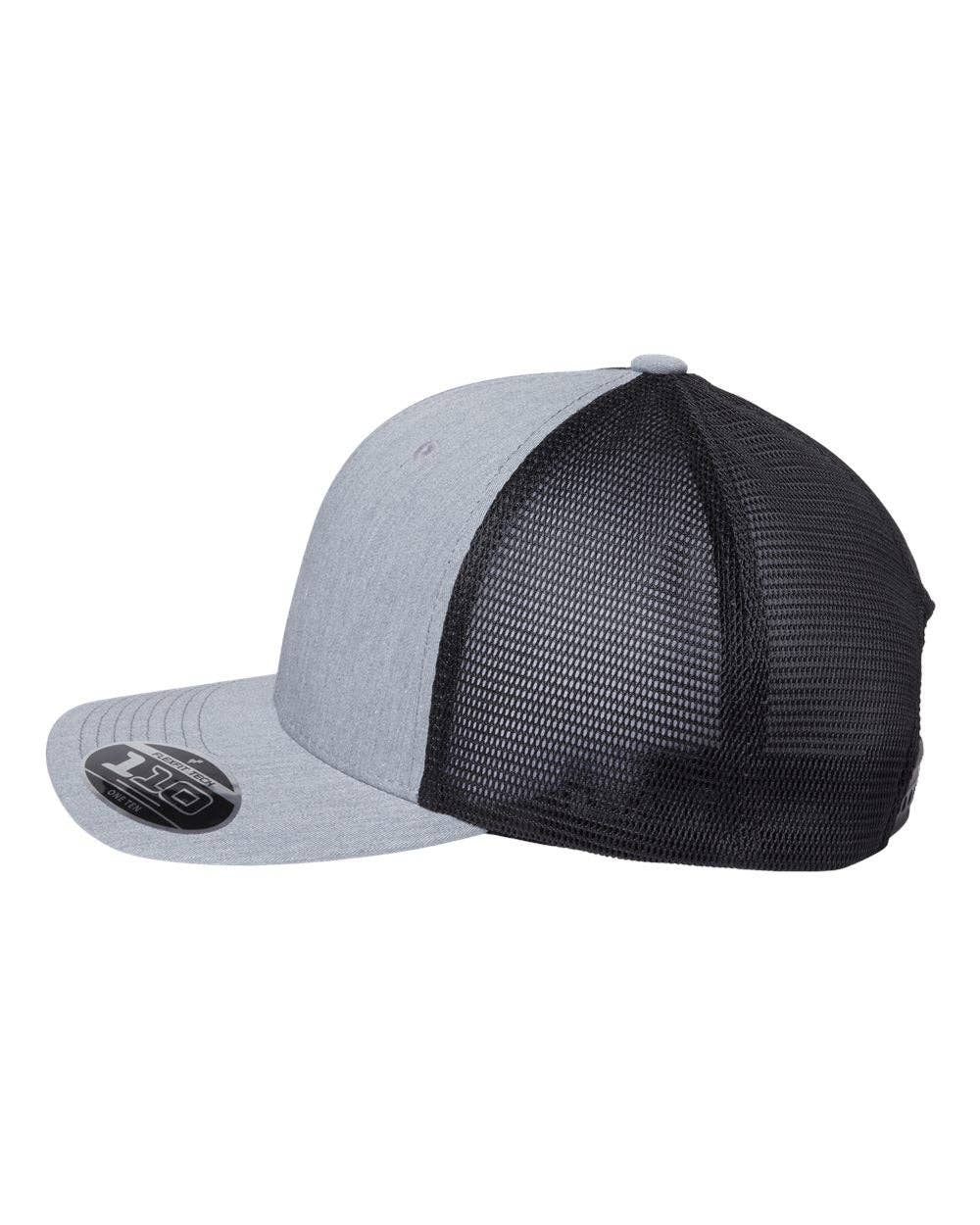 The Park Wholesale - Vente Casquette de camionneur – unisexe - Casquette Flexfit 110M 110® à dos en maille, casquette camionneur - 110M32