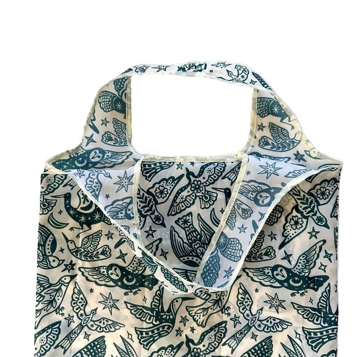 liadelyonart - Wholesale Grocery/Shopping Bag - Boho Bird Reusable Tote Bag9