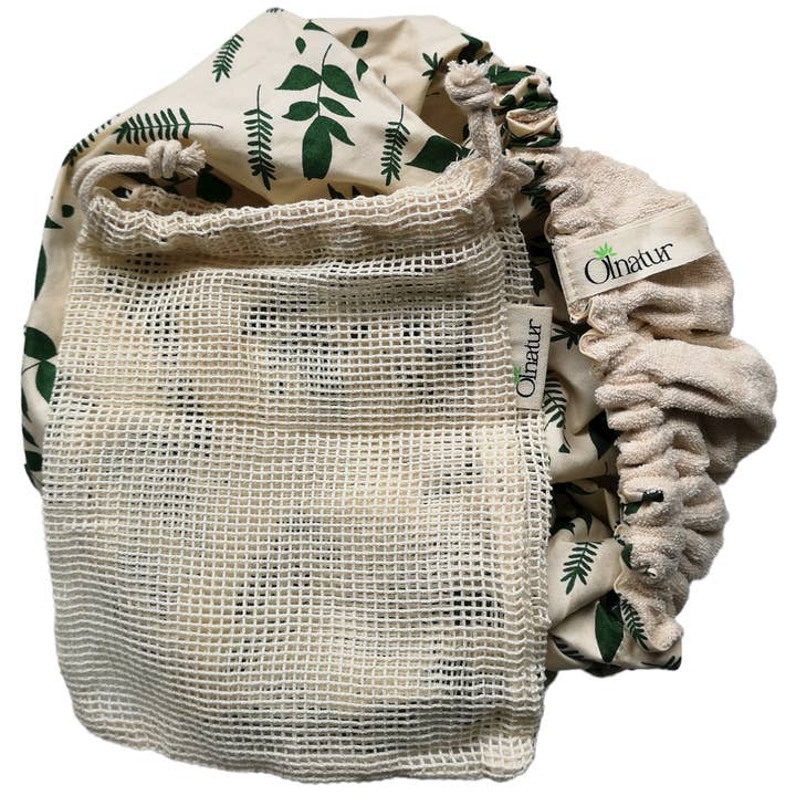 Max-Link Solutions Ltd - Venta al por mayor Gorros de ducha - Gorro de ducha de bambú y algodón Olnatur, sombrero de baño natural1