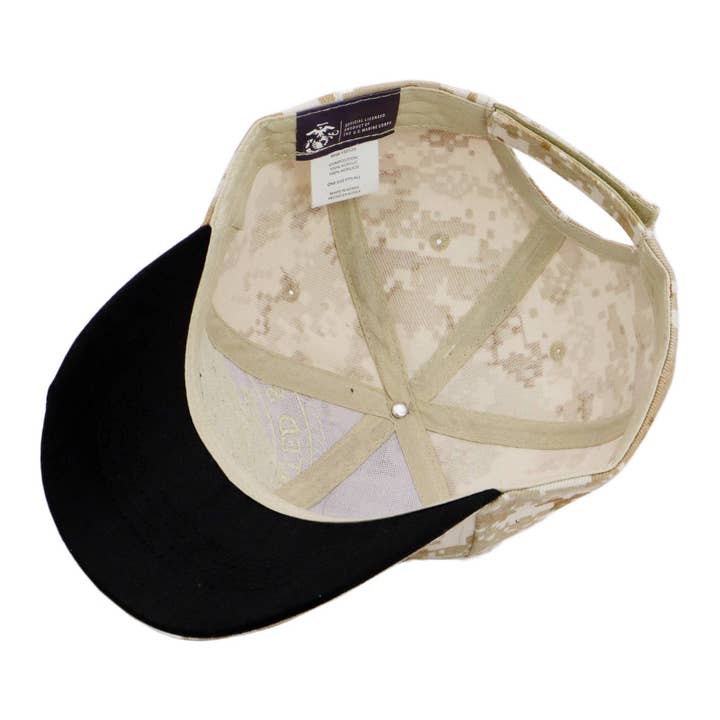 Cap Zone - Wholesale Baseball Cap - Unisex - U.s. Marine Corps Logo Licensed Baseball Cap6