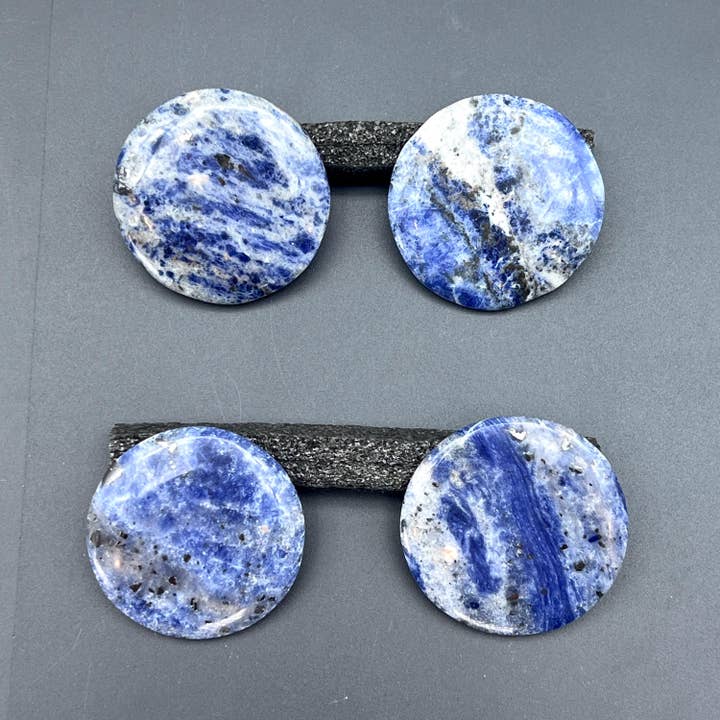 Sodalite Polished Pocket Stone for wholesale by Crystal River Gems LLC