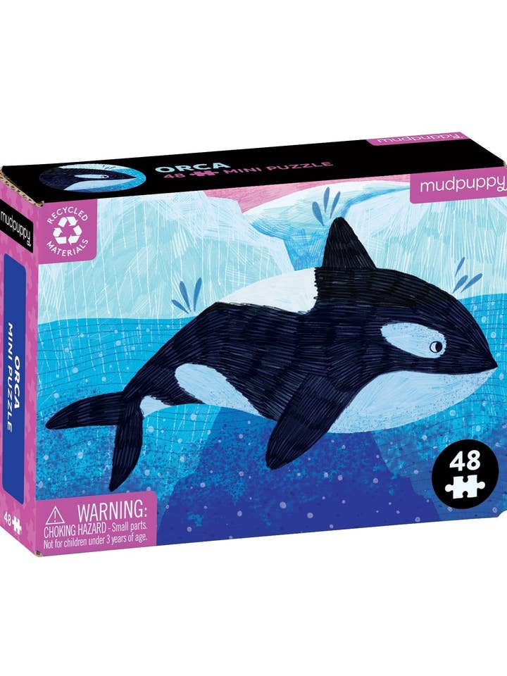 Orca Mini Puzzle for wholesale by Chronicle Books