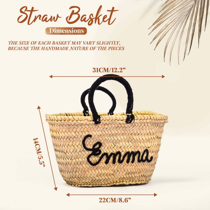 King Of Handmade - Wholesale Beach Bag - Custom embroidered Medium handbags For Bride, Bridal party