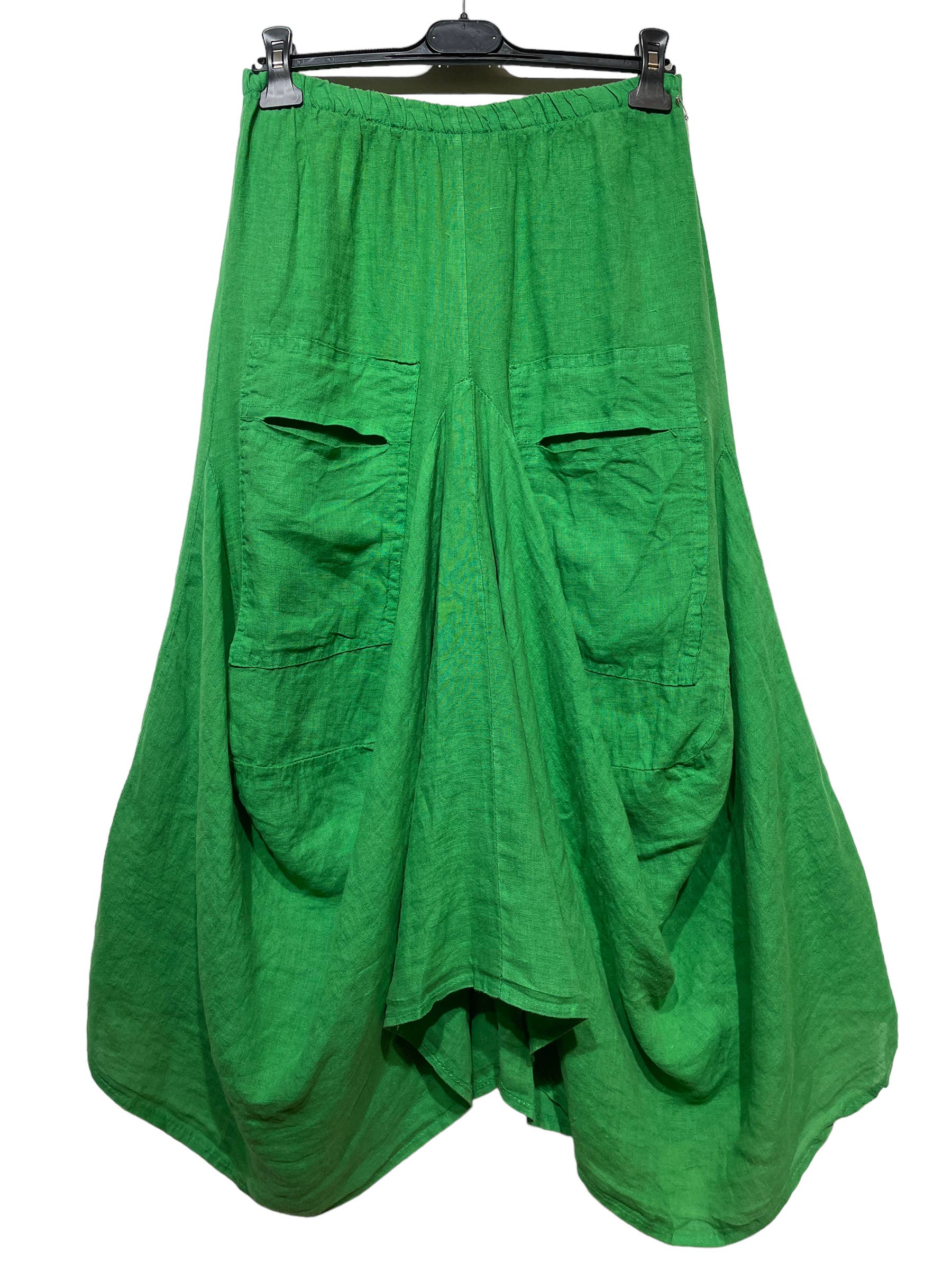 LINEN & COTTON HOUSE - Wholesale Jumpsuit - Women's - LINEN SAROUEL SKIRT WITH POCKETS 9917 66333