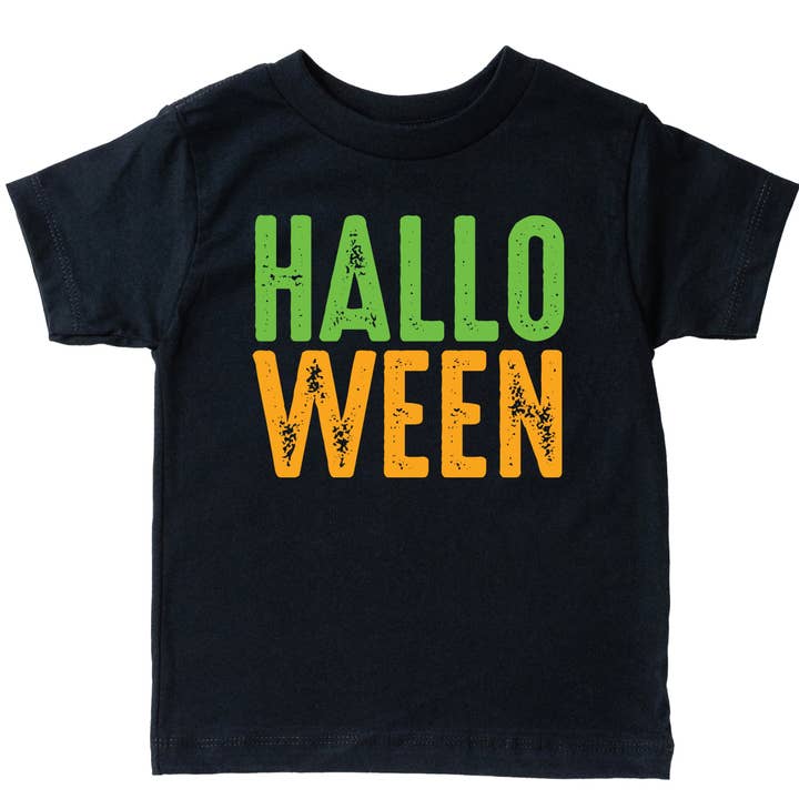 Halloween Lys Slidt - Ungdoms Kortærmet Grafisk T-shirt og Småbørns Kortærmet Grafisk T-shirt for engroshandel hos The Juniper Shop Wholesale