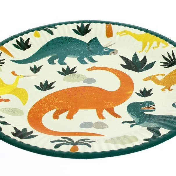 Annikids - Wholesale Disposable Plate - 6 Dinosaur Plates1