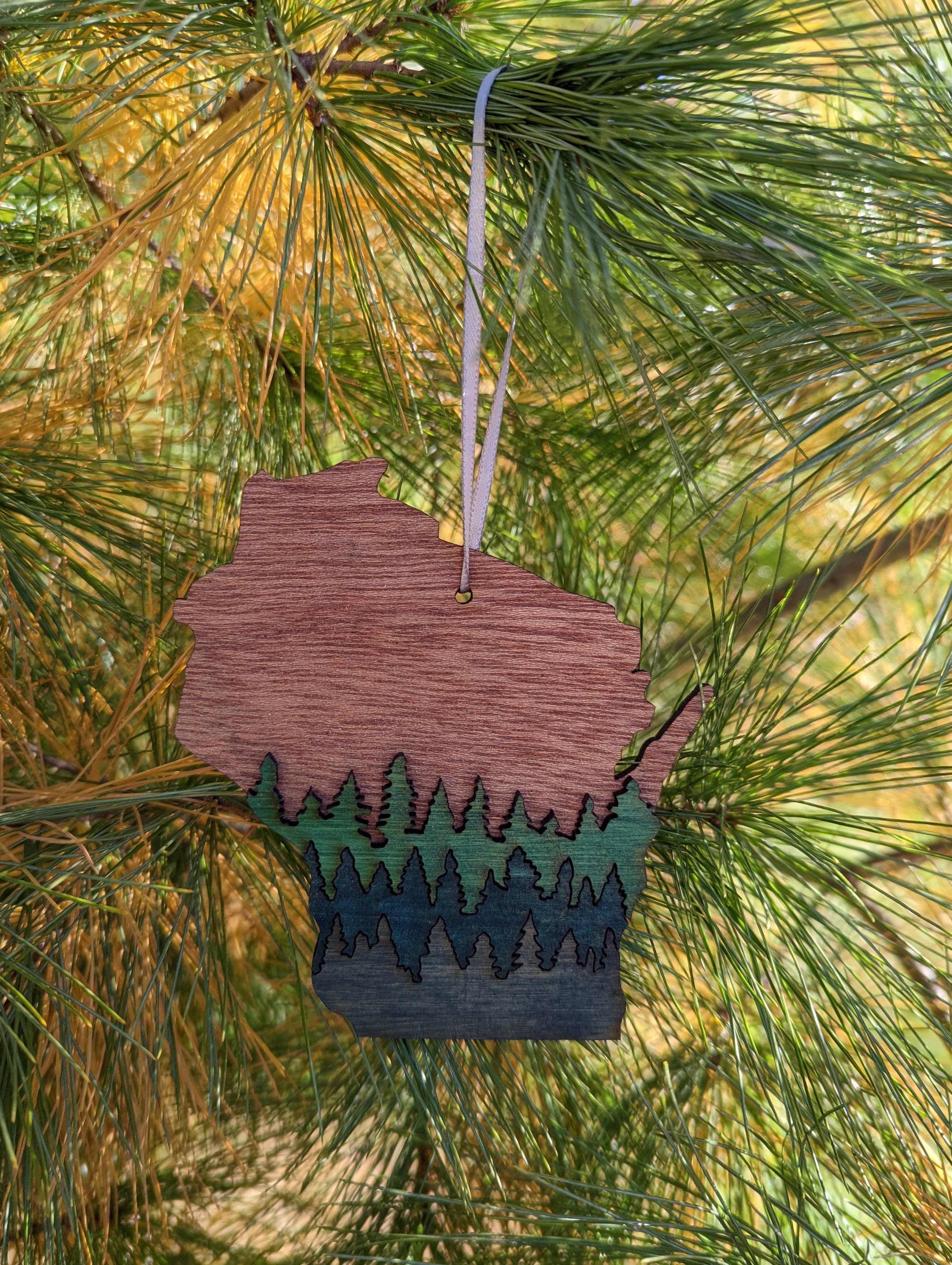 Knit and Nailed - Wholesale Ornament - Wisconin Wood Ornament Art 5" varieties6