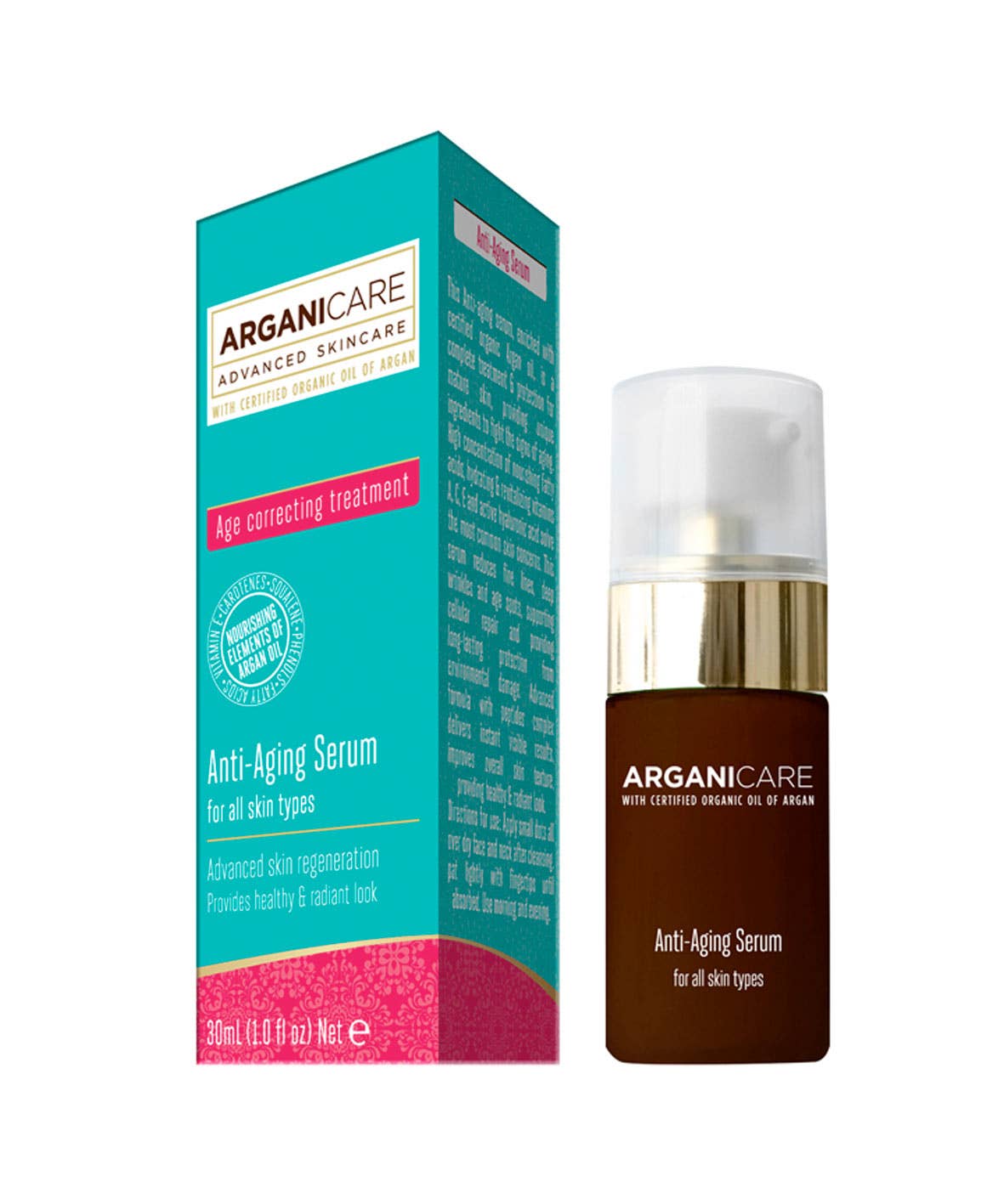 ARGANICARE - Vendita all'ingrosso Sieri/creme concentrate per il viso - Siero anti-età ARGANICARE per pelli mature1