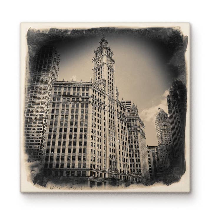 L'édifice Wrigley de Chicago pour la vente par Cityscape Tiles