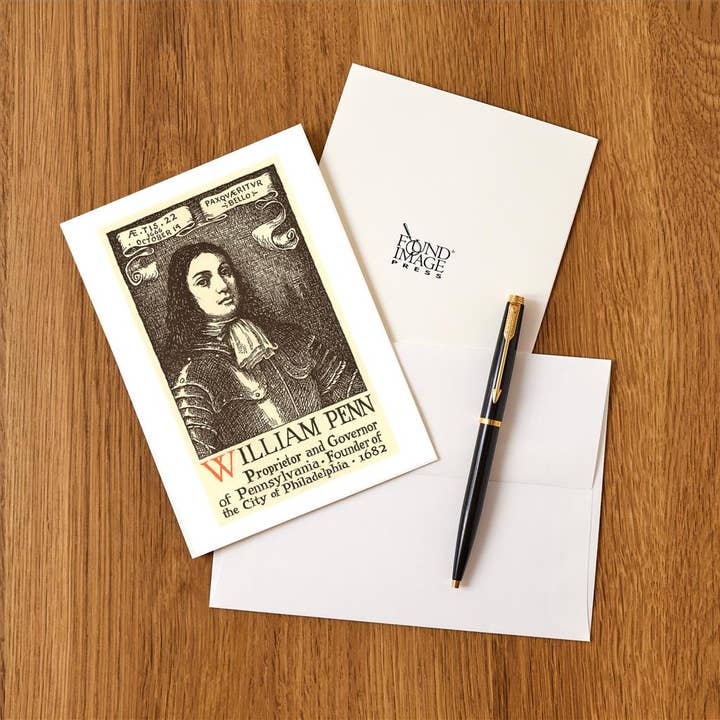 Found Image Press - Wholesale Stationery/Notecard Set - Greeting Card PA-522 William Penn1